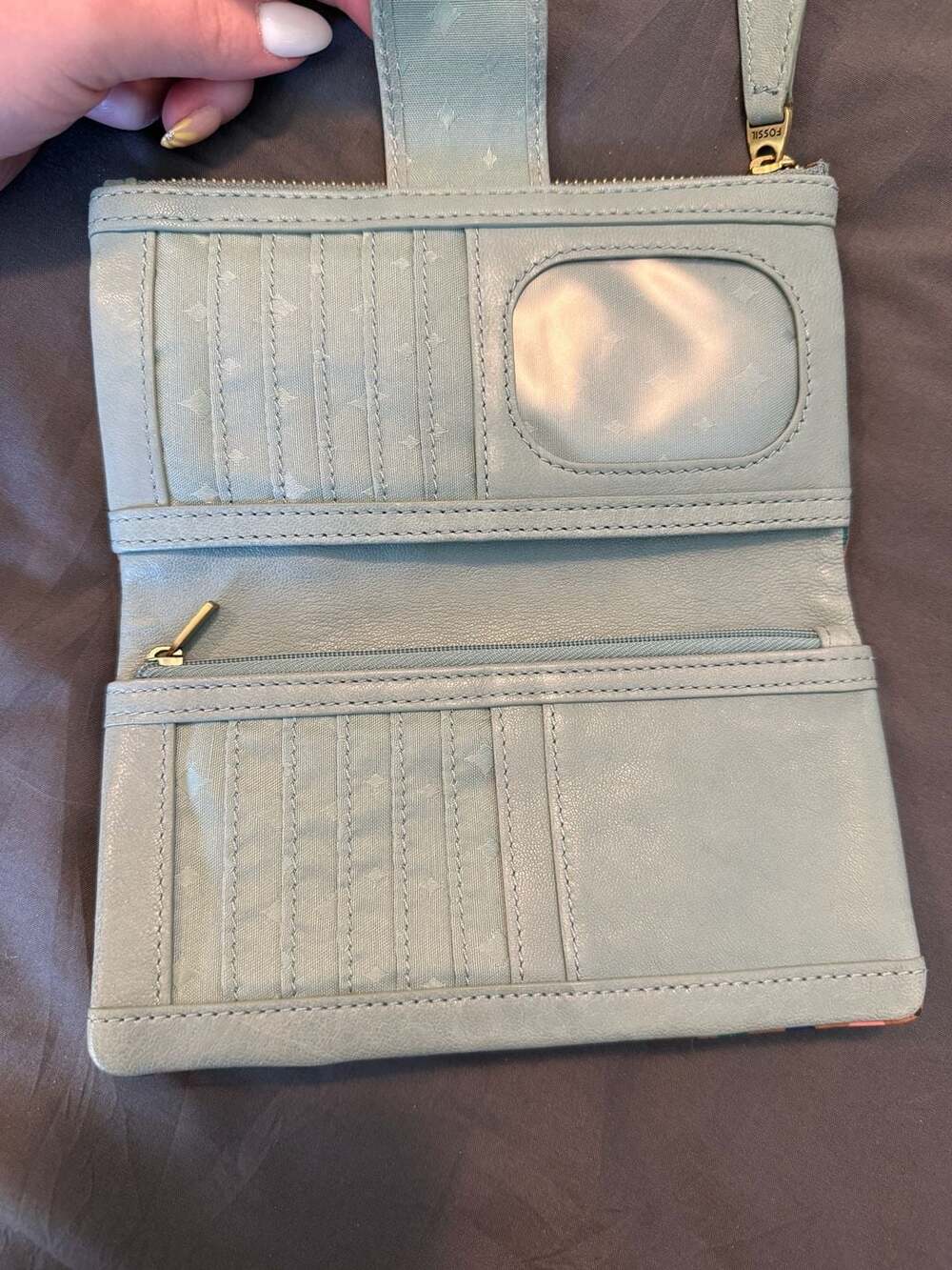 Fossil Long Live Vintage 1954 Emory Leather Bifold Wallet - Picture 4 of 5